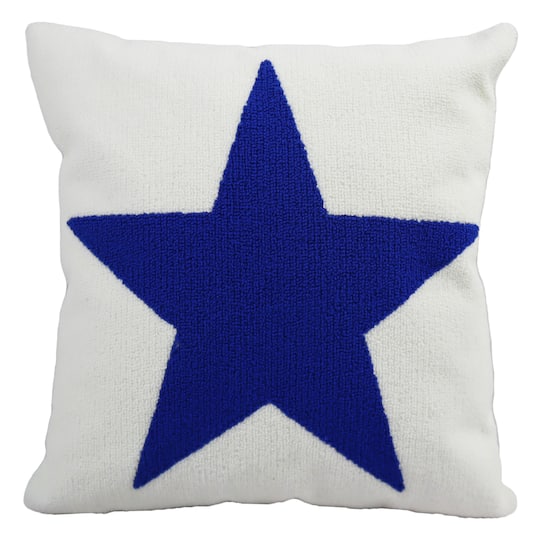 Blue Star Accent Pillow by Celebrate It&#x2122;